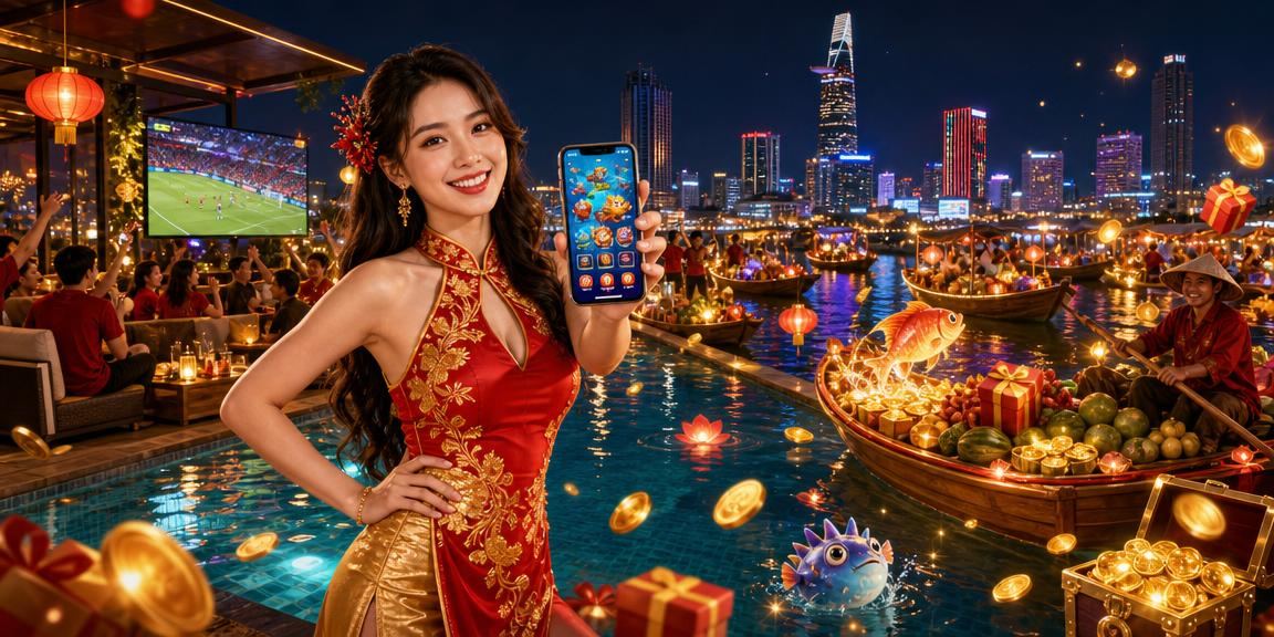 Không khí chợ đêm tại TP.HCM với người chơi game bắn cá trên điện thoại